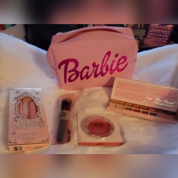 💗Barbie PINK Bundle💗 Includes P.Louise Too Faced & Elf . All Brand New 💎 - Picture 9 of 9